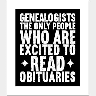 Genealogy Genealogist Posters and Art